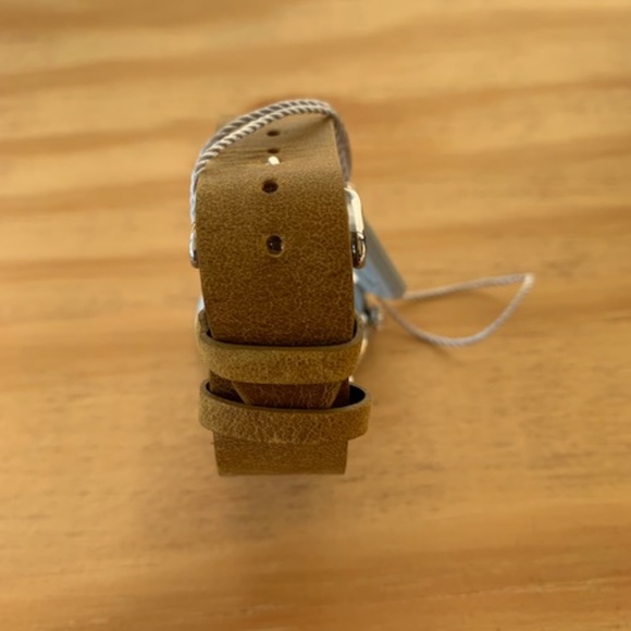 August Steiner Champagne Dial Brown Leather Ladies Watc - Picture 5 of 13